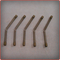 stainless steel anti-kink spring for the automotive industry