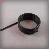 black helical torsion spring